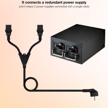 Nanocable Cable de Alimentación Schuko Macho a 2x C13 Hembra, 1,8 m, Negro Nanocable Cable de Alimentación Schuko Macho a 2x C13 Hembra, 1,8 m, Negro
